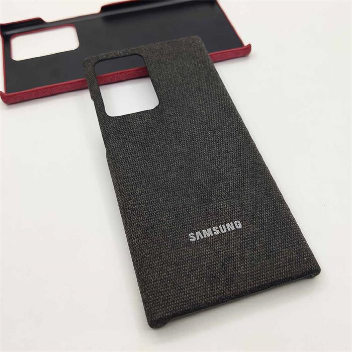 Ốp Điện Thoại Mặt Vải Phối Da Bảo Vệ Cho Samsung Galaxy Note 20 Ultra S22 Plus