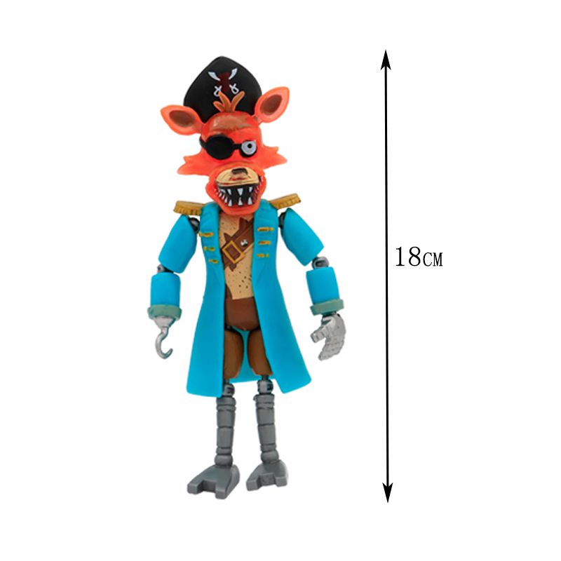 Five Nights At Freddy Action Figure 5pcs FNAF Toys Security Breach Freddy Bonnie Fazbear Curse Of Dreadbear Captain Foxy toy For Children