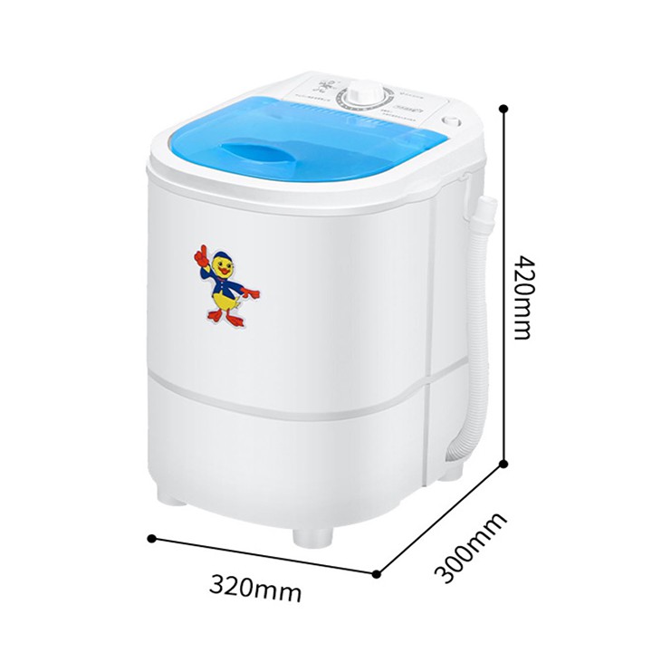 Máy giặt quần áo mini bán tự động, nhỏ gọn vô cùng tiện lợi