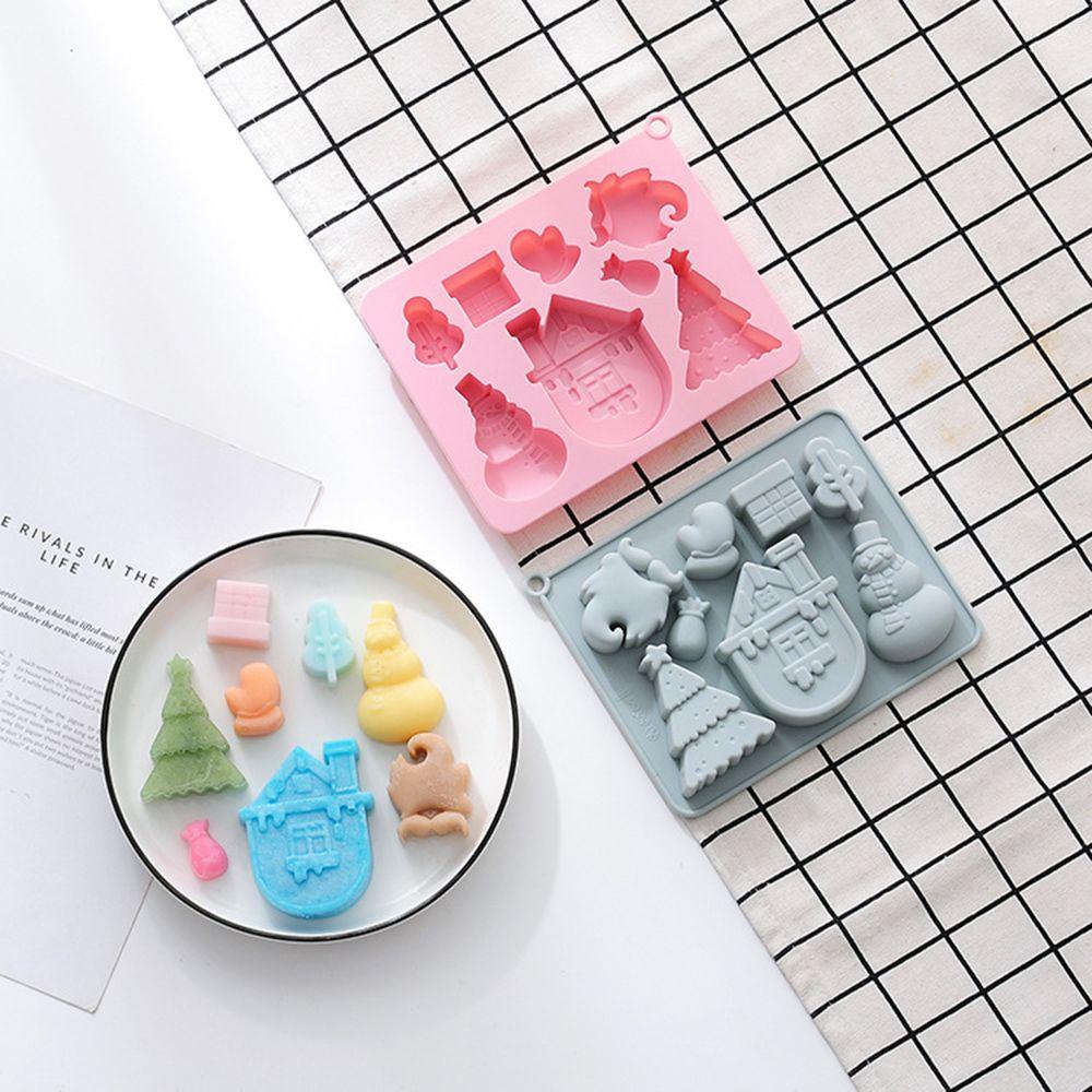 SUENIN Khuôn Silicone Làm Bánh Chủ Đề Giáng Sinh