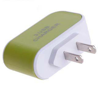 Củ Sạc Cốc Sạc Nhanh 3 Cổng USB 5V 3.1A CHARGER Nhiều Màu