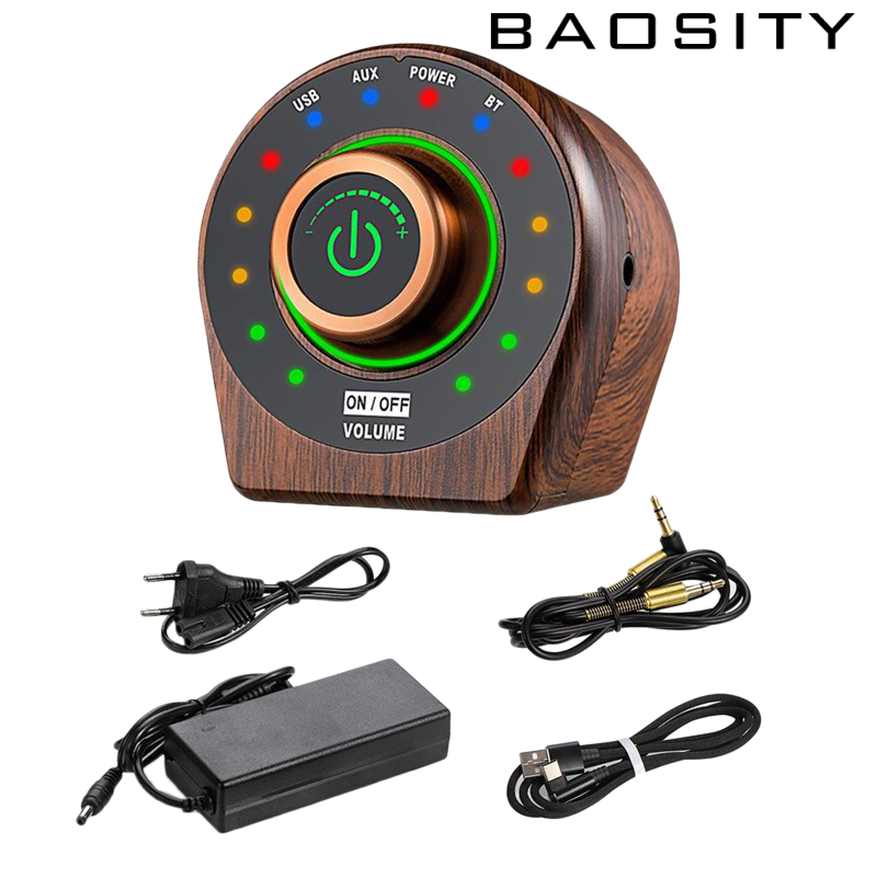 [BAOSITY]HiFi 100W Class D Bluetooth Power Amplifier Wood Grain