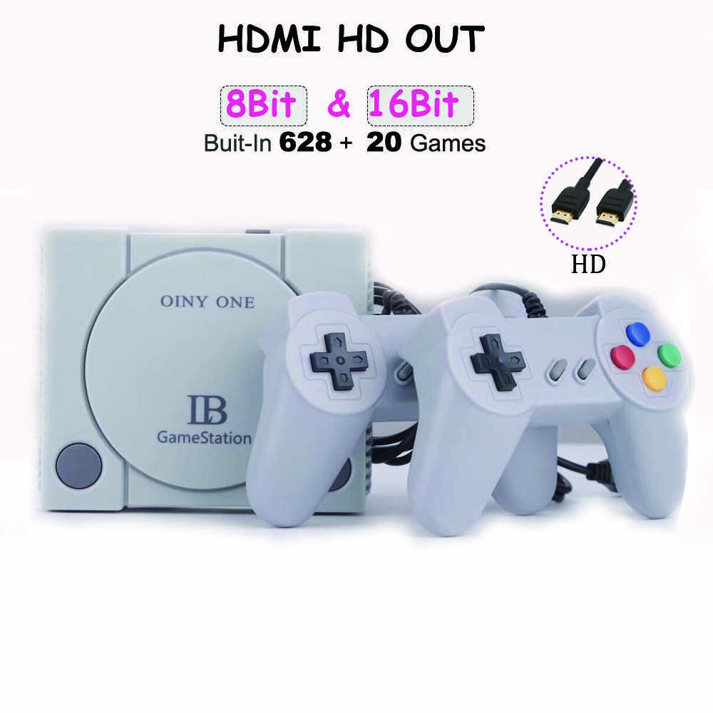 [ Duy Nhất 1 Tiếng] máy chơi game 628 + 20 trò kết nối cổng HDMI Station Only One- chơi game SEGA FC NES