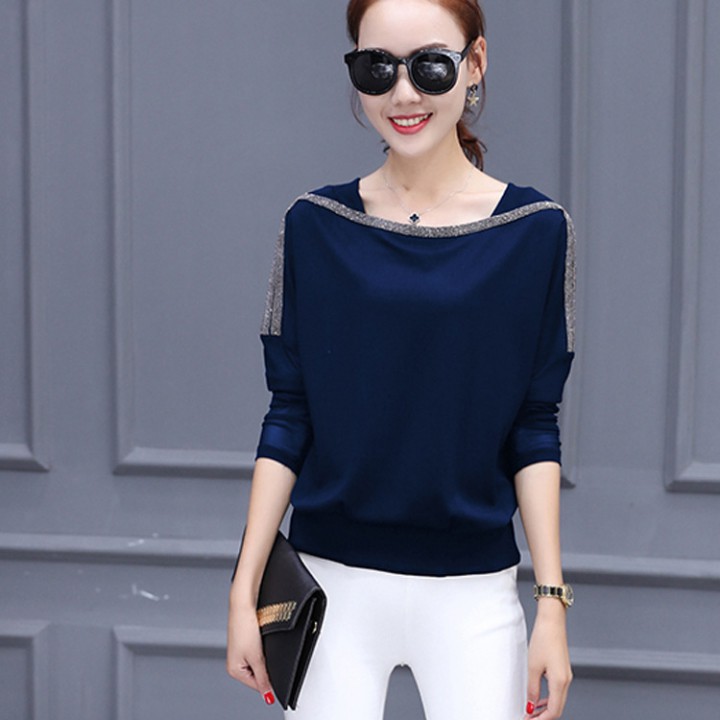 Áo kiểu nữ viền cổ hàng nhập mịn đẹp [GIÁ CỰC SỐC]