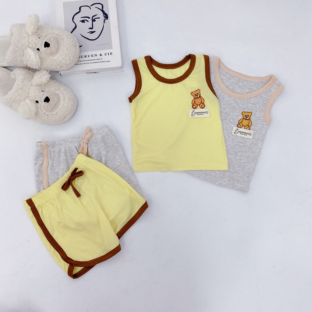 HOT BỎNG TAY- BỘ BA LỖ GÂN LẠNH PEEKABOO CHO BÉ TRAI - BÉ GÁI