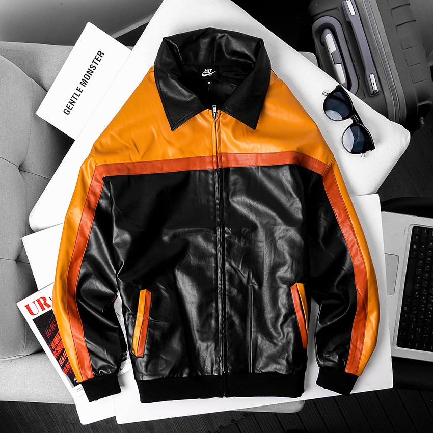 JKT49-Áo khoác Retro chất da Nai Kỳ vintage leather jacket