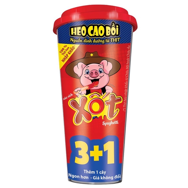 Xúc Xích Heo Cao Bồi 3+1