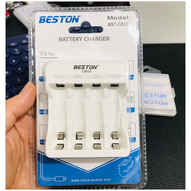 [ Pin sạc Beston ] Hộp 4 viên pin AA Beston 1200mAh