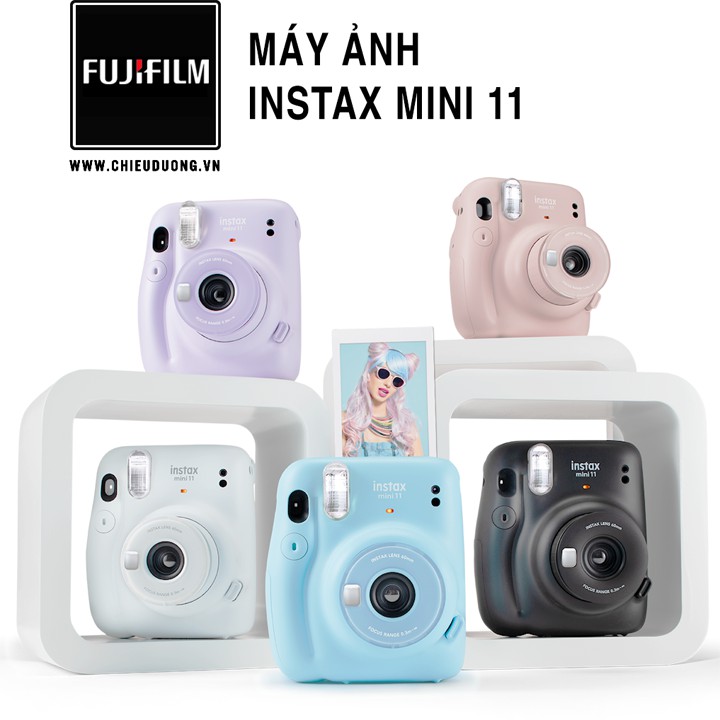 Máy ảnh chụp hình lấy liền FujiFilm Mini 11, tặng kèm 1 cuộn phim