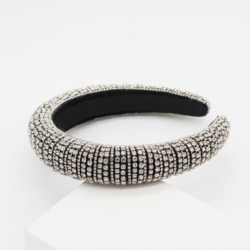 Băng Đô Cài Tóc Đính Đá &amp; Ngọc Trai Nhân Tạo