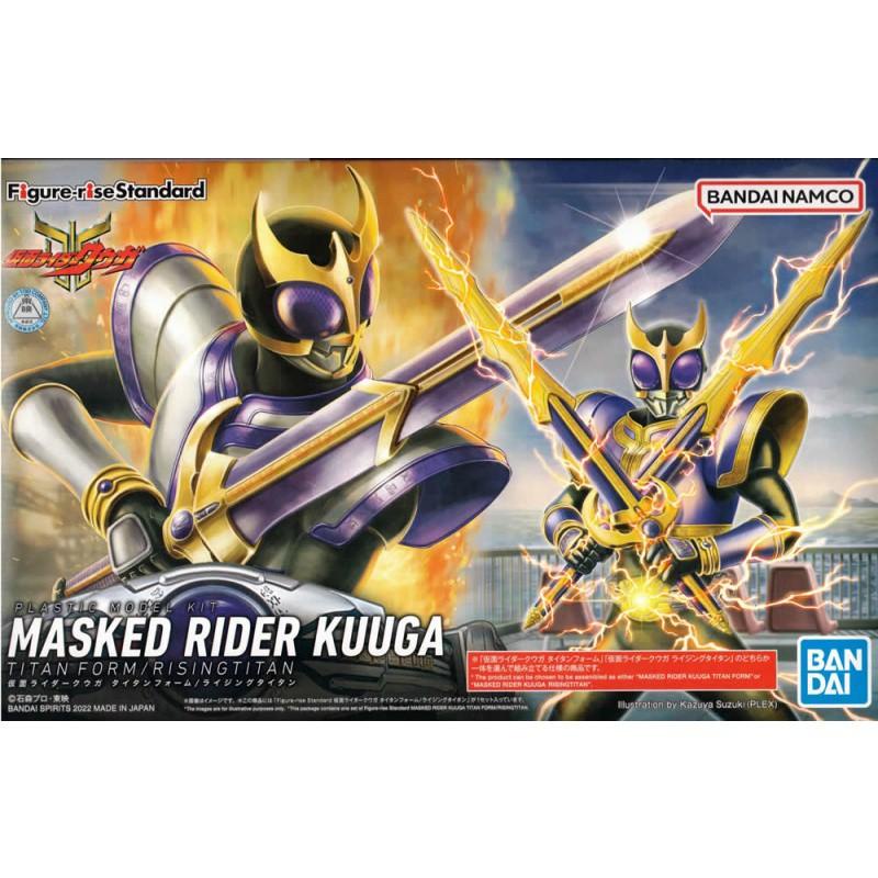 Mô hình lắp ráp Figure-rise Standard MASKED RIDER KUUGA TITAN FORM/RISINGTITAN Bandai Japan