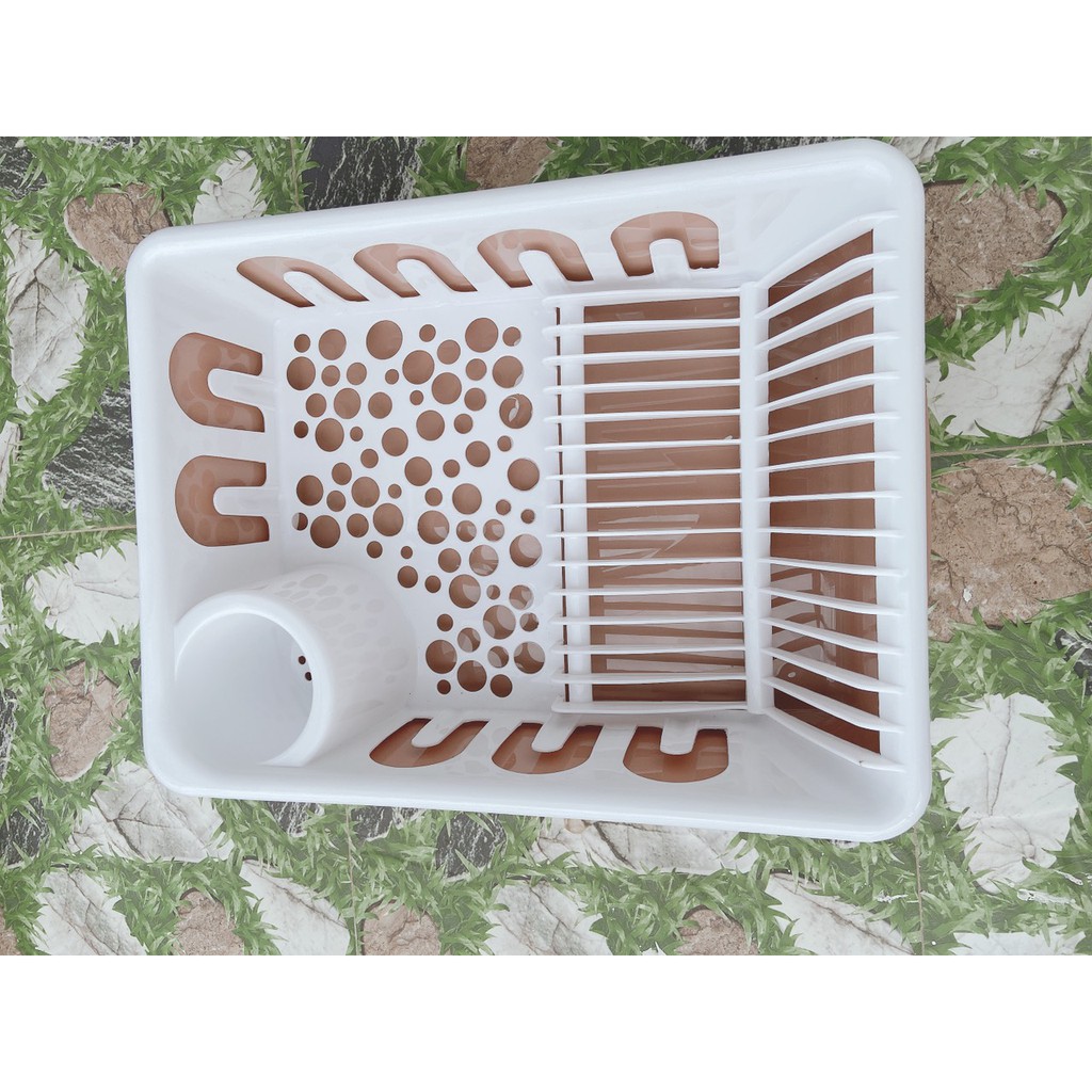 Khay úp Chén Bát Ráo Nước Có Nắp Vệ Sinh