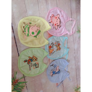 Yếm tròn buộc dây cho bé