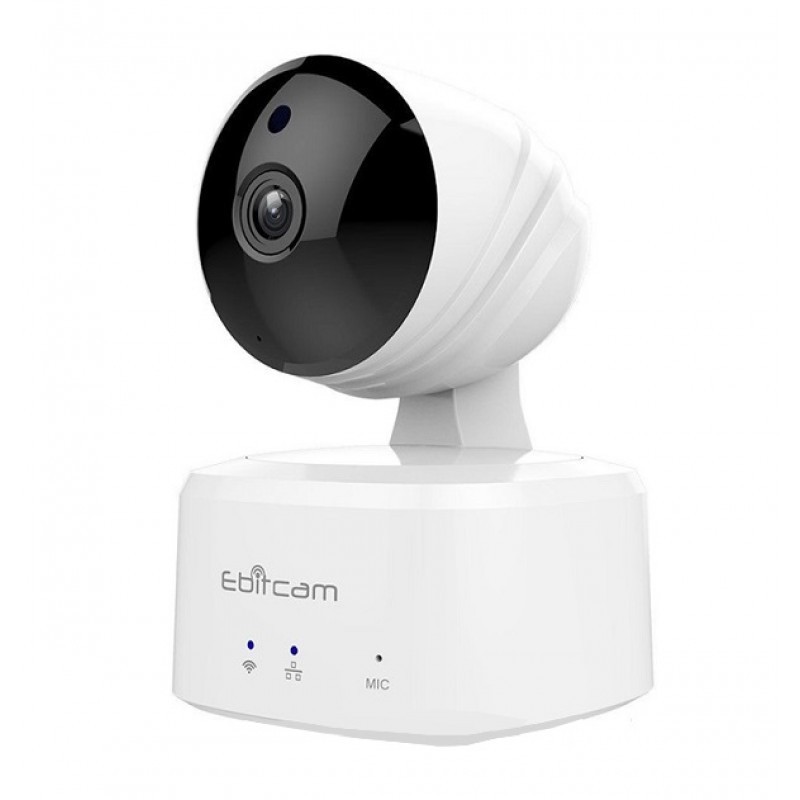 . {GÍA SỐC}Camera ip wifi không dây Ebitcam E2-1 MP(720P)Tăng khả năng lưu trữ gấp 5 lần camera thông thường BH 2 năm .