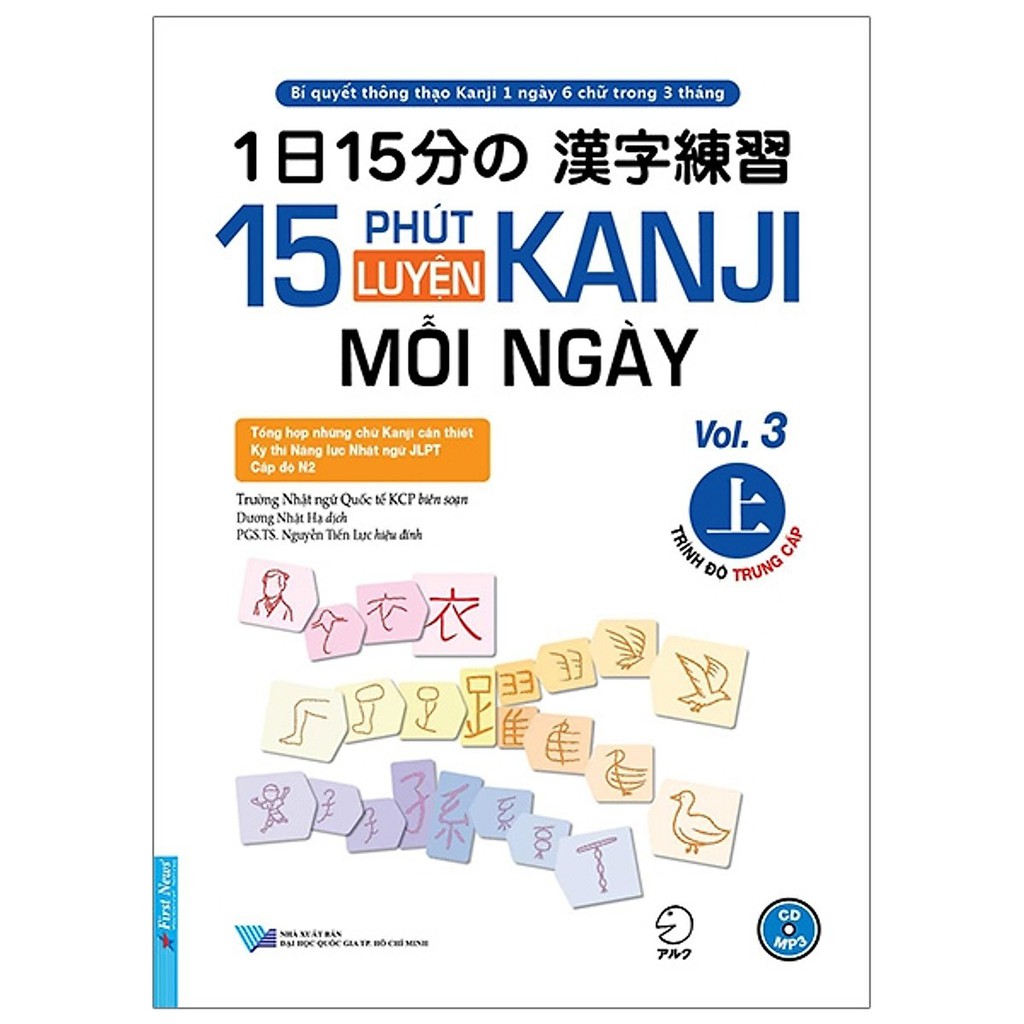 Sách 15 Phút Luyện Kanji Mỗi Ngày Vol 3