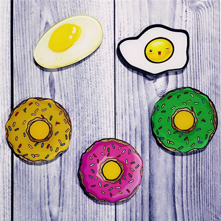 Pin stick cài balo, túi xách hình đồ ăn thức uống trái cây