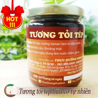 Tương tỏi tép lâu năm 250gr- thực phẩm dưỡng sinh hữu cơ nguyên chất, thực dưỡng ohsawa