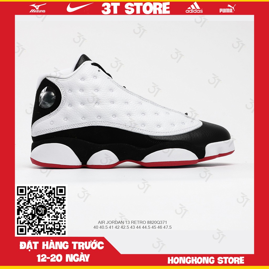 GIÀY SNEAKER MÃ SẢN PHẨM_Air Jordan 13 “Red Flint” NHIỀU MÀU PHONG CÁCH FULLBOX + FREESHIP TOÀN QUỐC