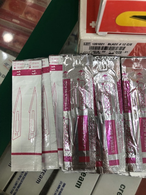 ❤️ Hộp 100 cái lưỡi dao mổ doctor số 11, lưỡi dao y tế mổ phẫu thuật Doctor số 11 Doctor