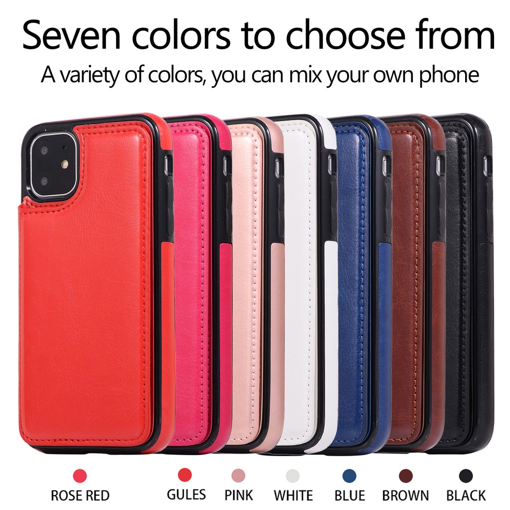 Bao da điện thoại lót silicon hai lớp cho IPHONE 13 11 PRO MAX 11 PRO 11 XS MAX XR XS