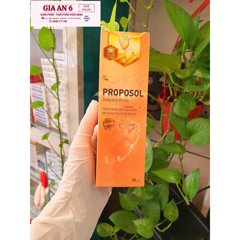 XỊT MŨI PROPOSOL  viêm mũi, hắc xì, sổ mũi, nghẹt mũi