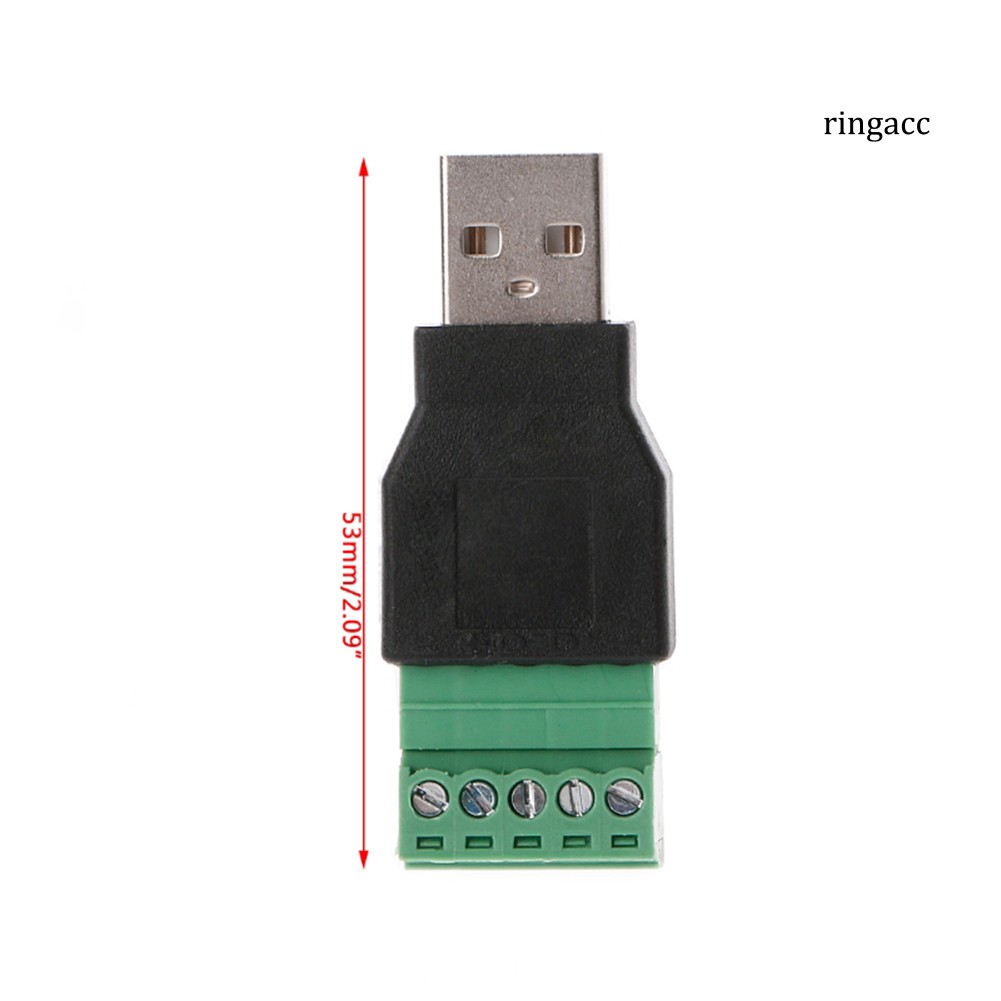 Đầu Nối Usb 2.0 Loại A Đầu Đực / Cái Kèm Khiên Chắn