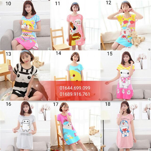 Combo 5 váy ngủ | BigBuy360 - bigbuy360.vn
