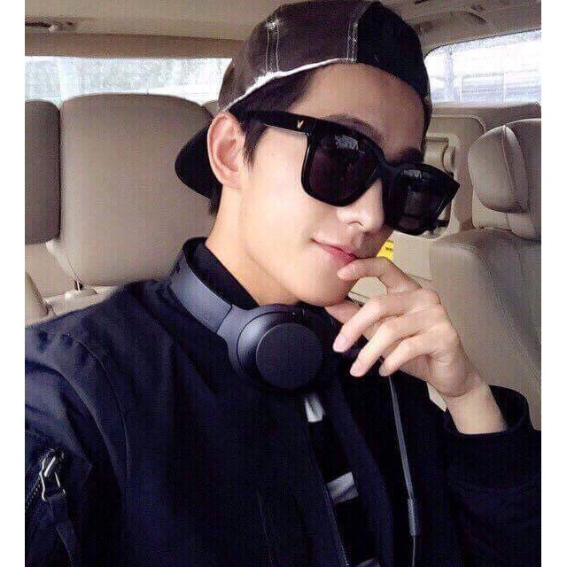 mắt kính mát nam nữ kính Đôi cặp mắt kính nam vuông nữ 2 cái