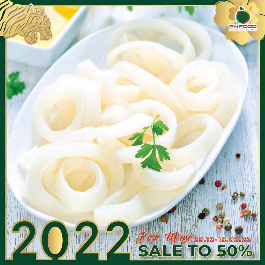 - Mực Vòng Đông Lạnh - 1Kg