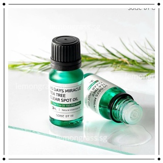 < AUTH > Tinh dầu tràm trà ngăn ngừa mụn Some By Mi 30 Days Miracle Tea Tree Clear Spot Oil 10ml