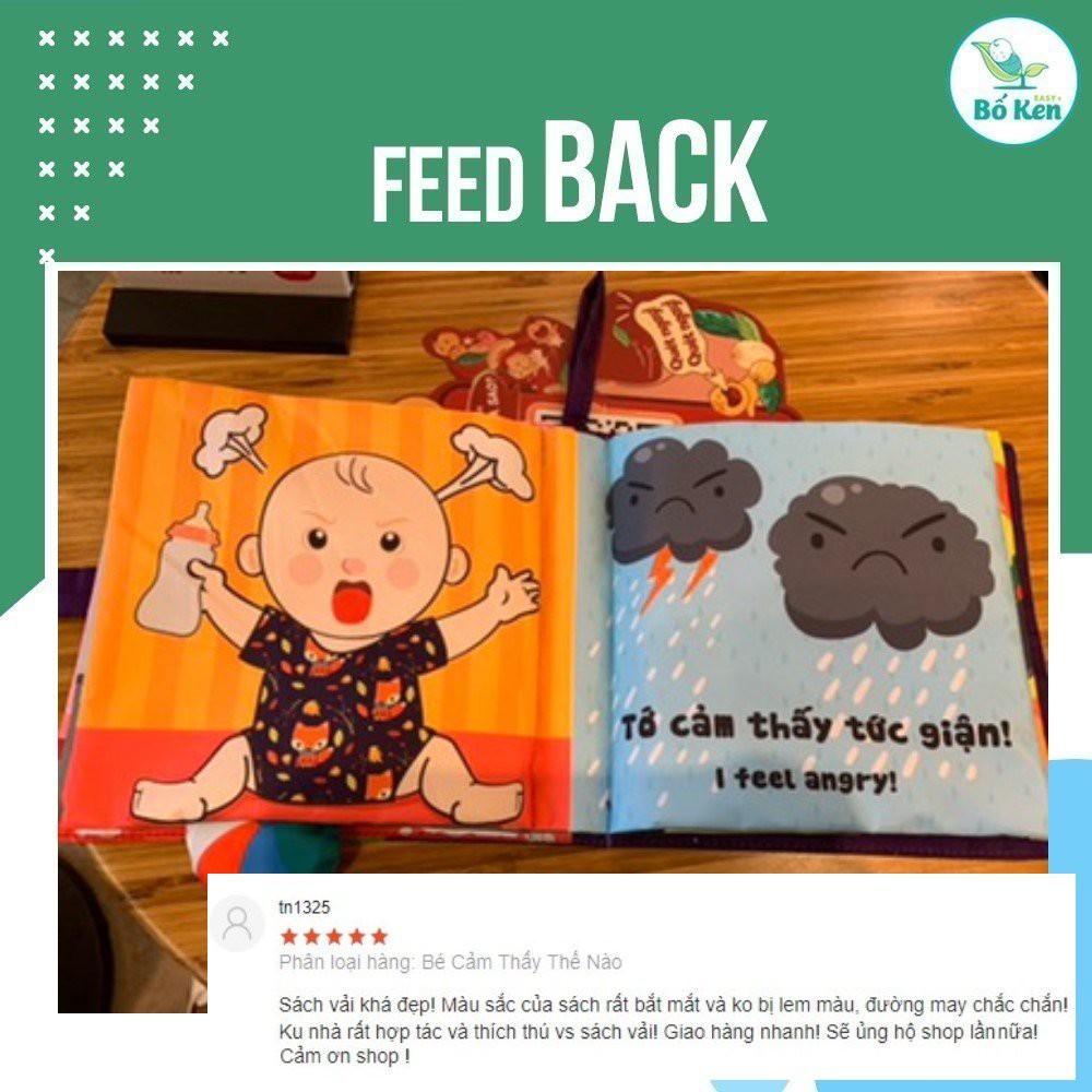 Bộ Sách Vải Song Ngữ Bé Yêu Thích Nhất [Sách Size To]