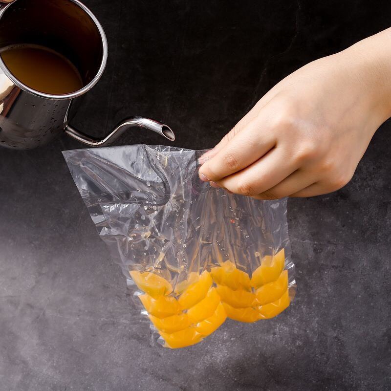 Set 10 túi làm đá viên nước trái cây tiện ích làm kem đá đa năng