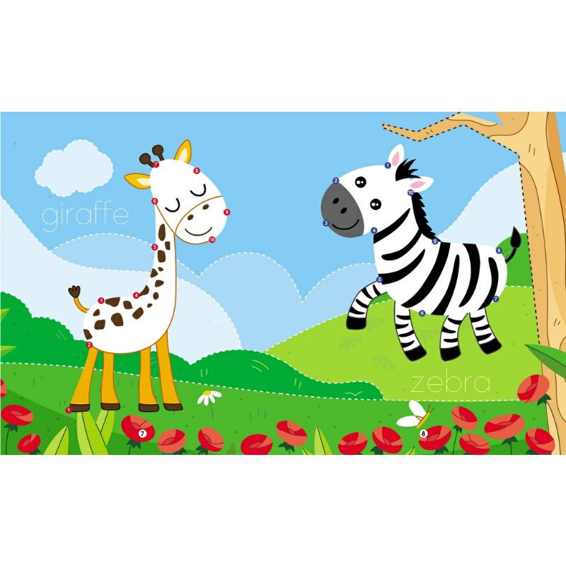 Sách - Bộ Vở Viết Xóa Được - Wipe Clean - Trò chơi phát triển trí tuệ - Tìm kiếm thông minh- Trờ chơi nối số (bộ 4 cuốn)