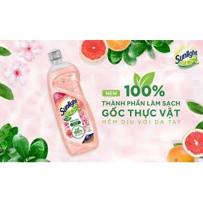 Nước rửa chén sunlight thiên nhiên chai 750g