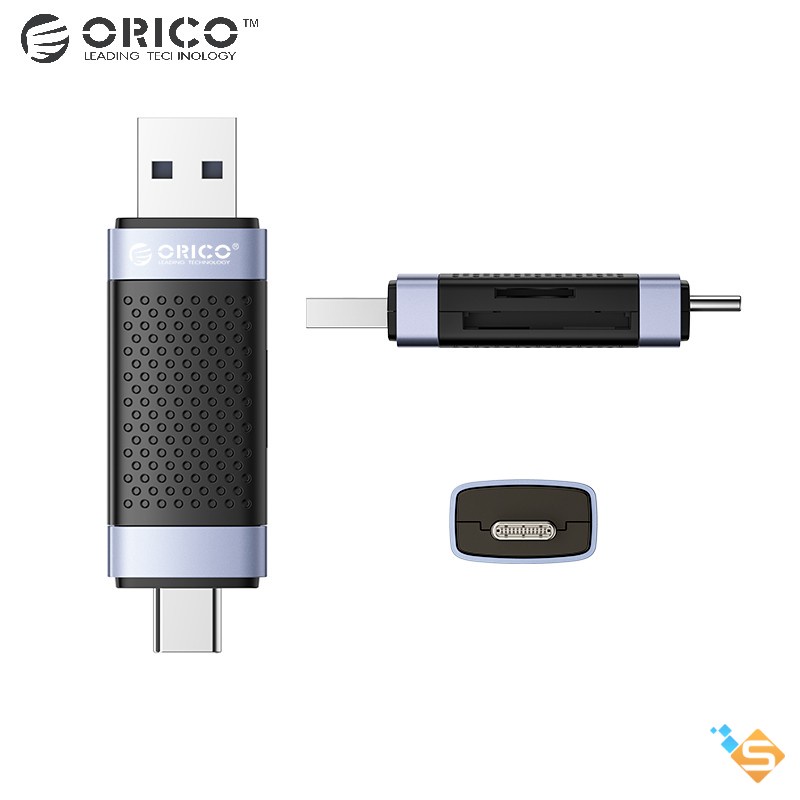 Đầu Đọc Thẻ Nhớ Thông Minh ORICO Type C Usb 3.0 SDXC SDHC MMC Dành Cho Máy Tính PC Laptop CD2D