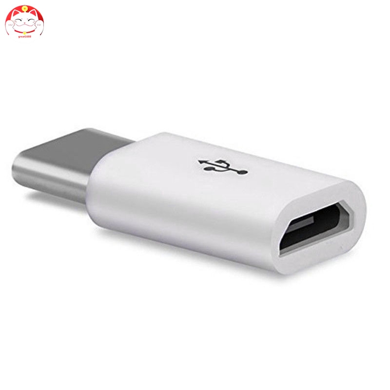 ✂GT⁂ 10 Pcs USB 3.1 USB-C Type C Male to Micro USB Female Adapter Converter