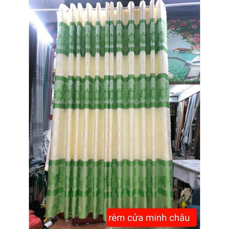 Rèm cửa sổ hoa văn thổ cẩm trang trí decor cửa chính, vải treo tường phòng ngủ, phòng khách cực sang VIPTC vuaremgiasi