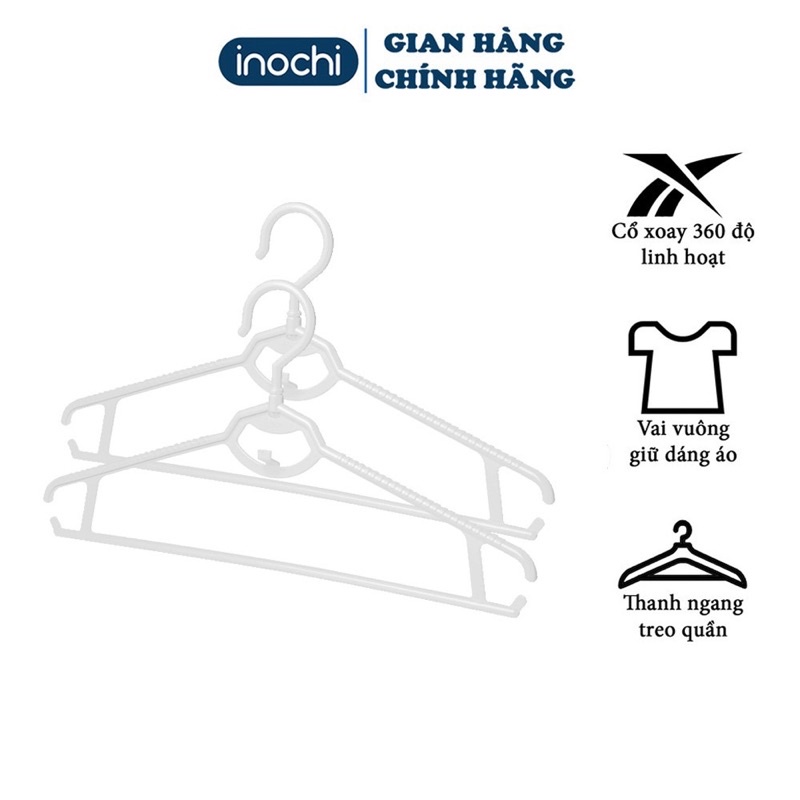 Móc treo quần áo người lớn, mắc quần áo xoay 360 độ tiêu chuẩn Nhật