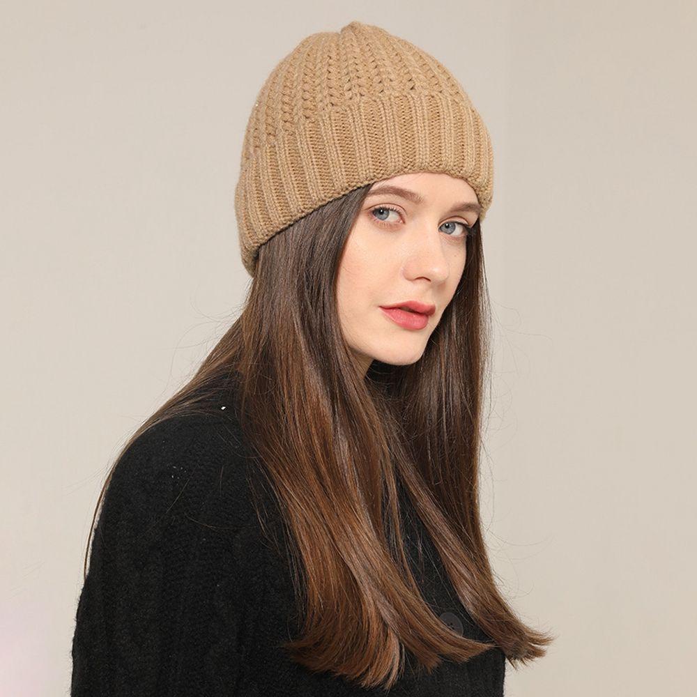 MOCHO Mũ Len Beanie Nữ Màu Sắc Nhã Nhặn Thời Trang