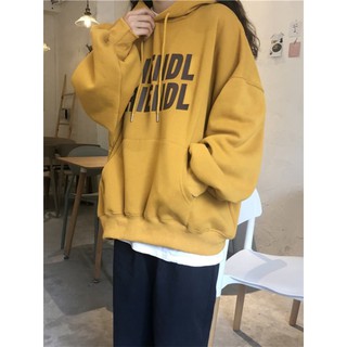 [HÀNG ORDER 2-3 TUẦN] Áo hoodie nữ mũ trùm đầu rộng rãi, lót nhung
