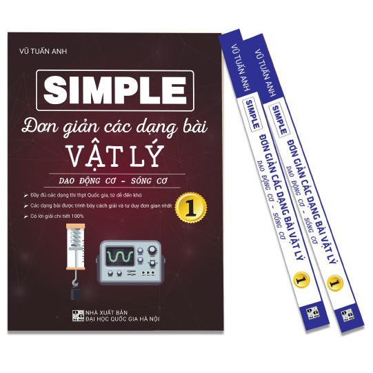 Sách: Các dạng bài Vật Lý thi THPT - Simple | BigBuy360 - bigbuy360.vn