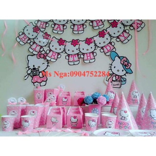 Bộ trang trí sinh nhật cho bé tại nhà(44 món)