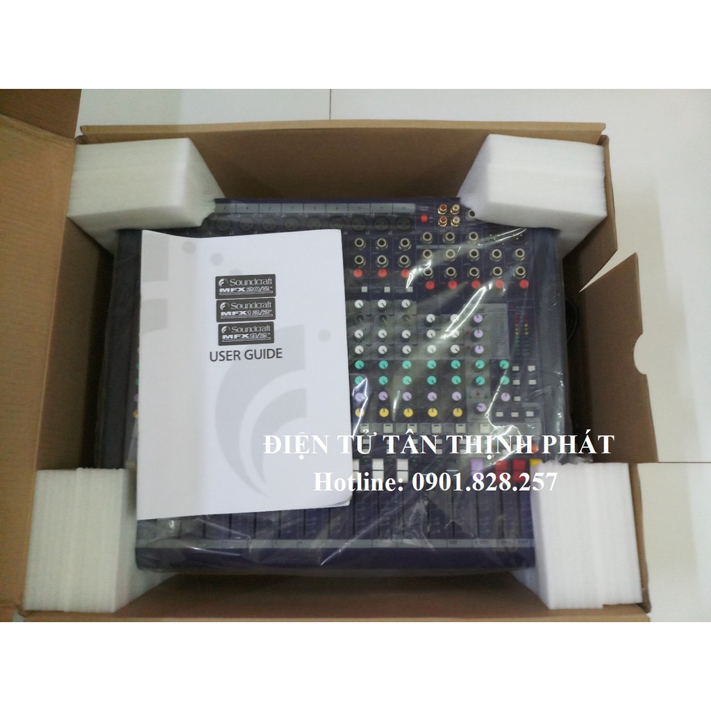 bàn mixer soundcraft mfx12/2 hàng loại 1- mixer soundcraft mfx12/2- mfx12