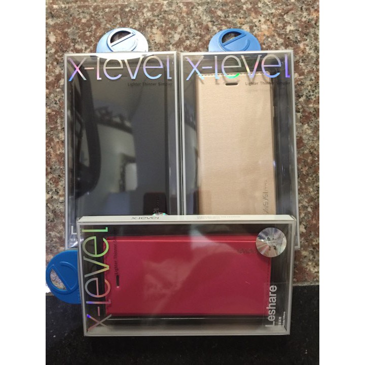 Bao da X-level dạng ví iphone 7