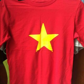 Áo cộc cotton cờ đỏ sao vàng