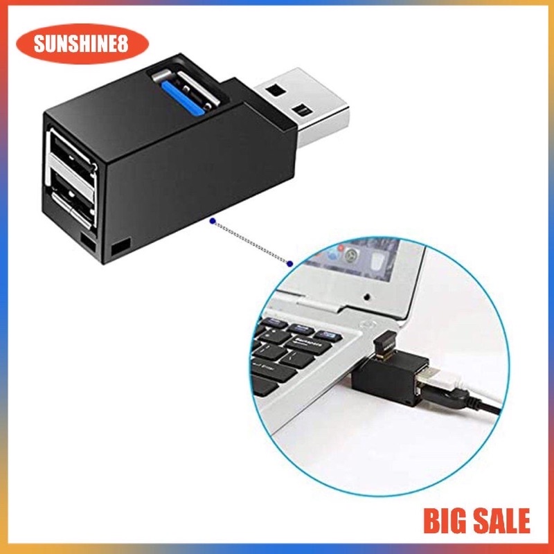 Đầu Chia 3 Cổng Usb 3.0 Tốc Độ Cao Nhỏ Gọn Tiện Lợi