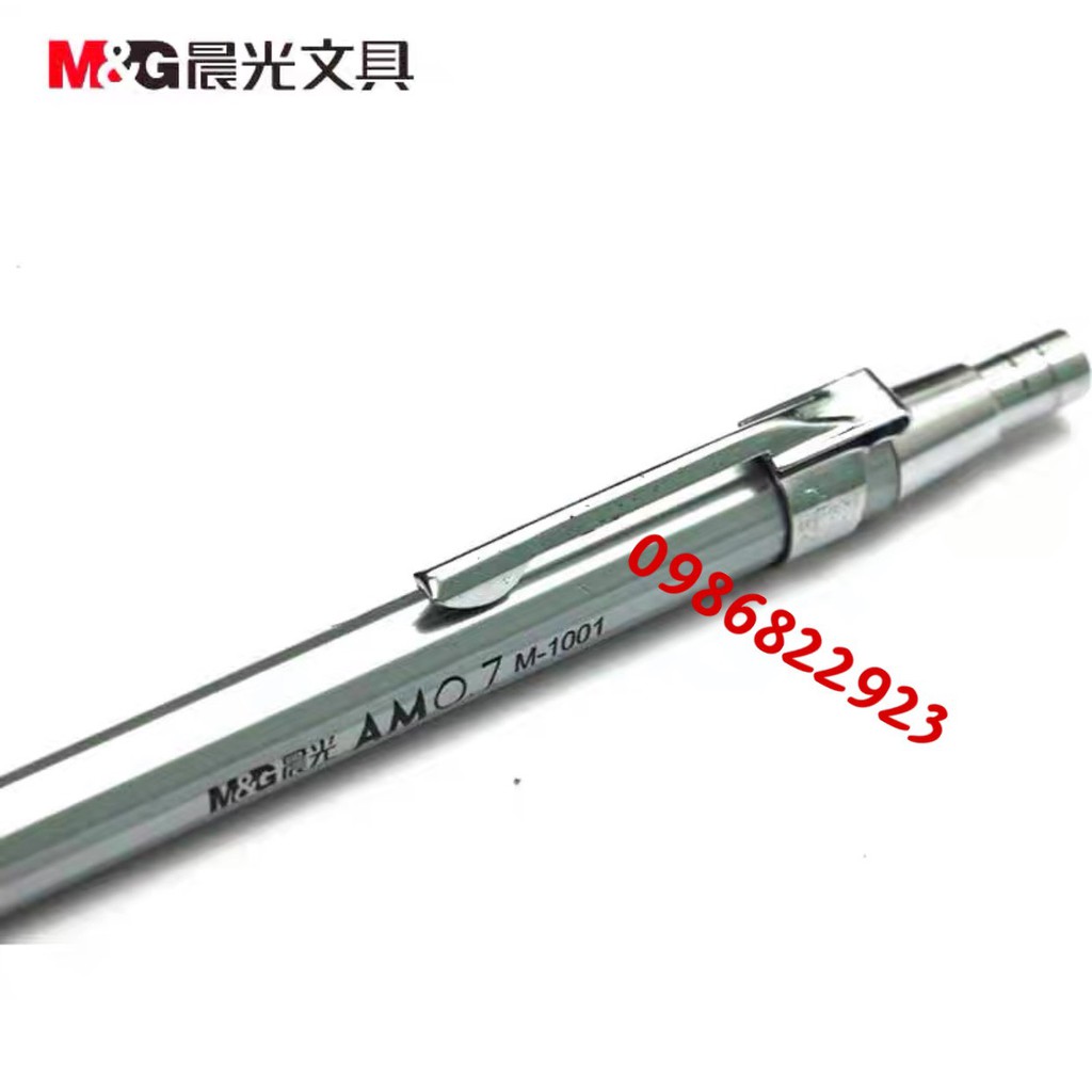 [Mã LIFEBOOK2 giảm 10% đơn 0Đ] Bút chì kim, chì bấm inox 0.7mm cao cấp, bút vẽ kỹ thuật không han gỉ