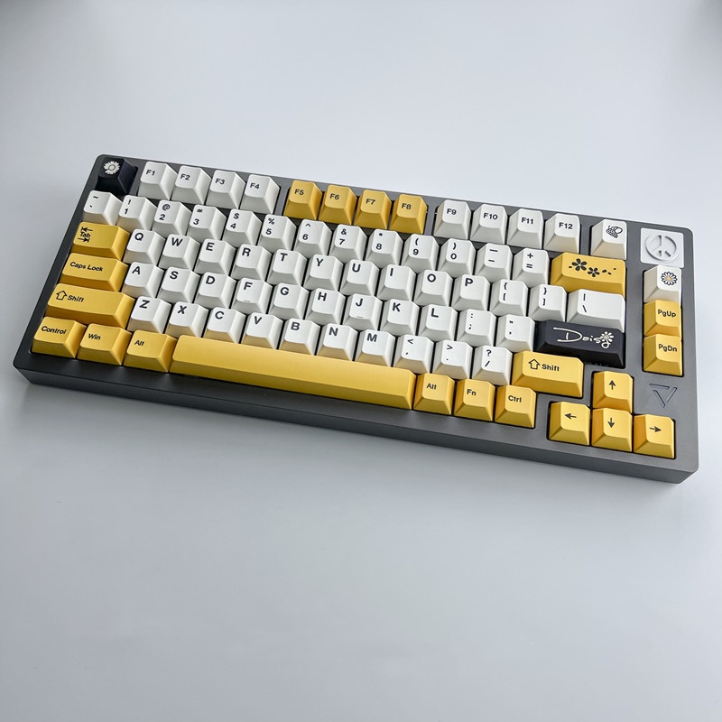 133 Phím Daisy Keycap Cherry Profile PBT Dye Sub Bàn phím cơ học Keycaps