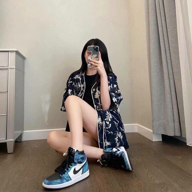 Jordan xanh đen bản hot hit về