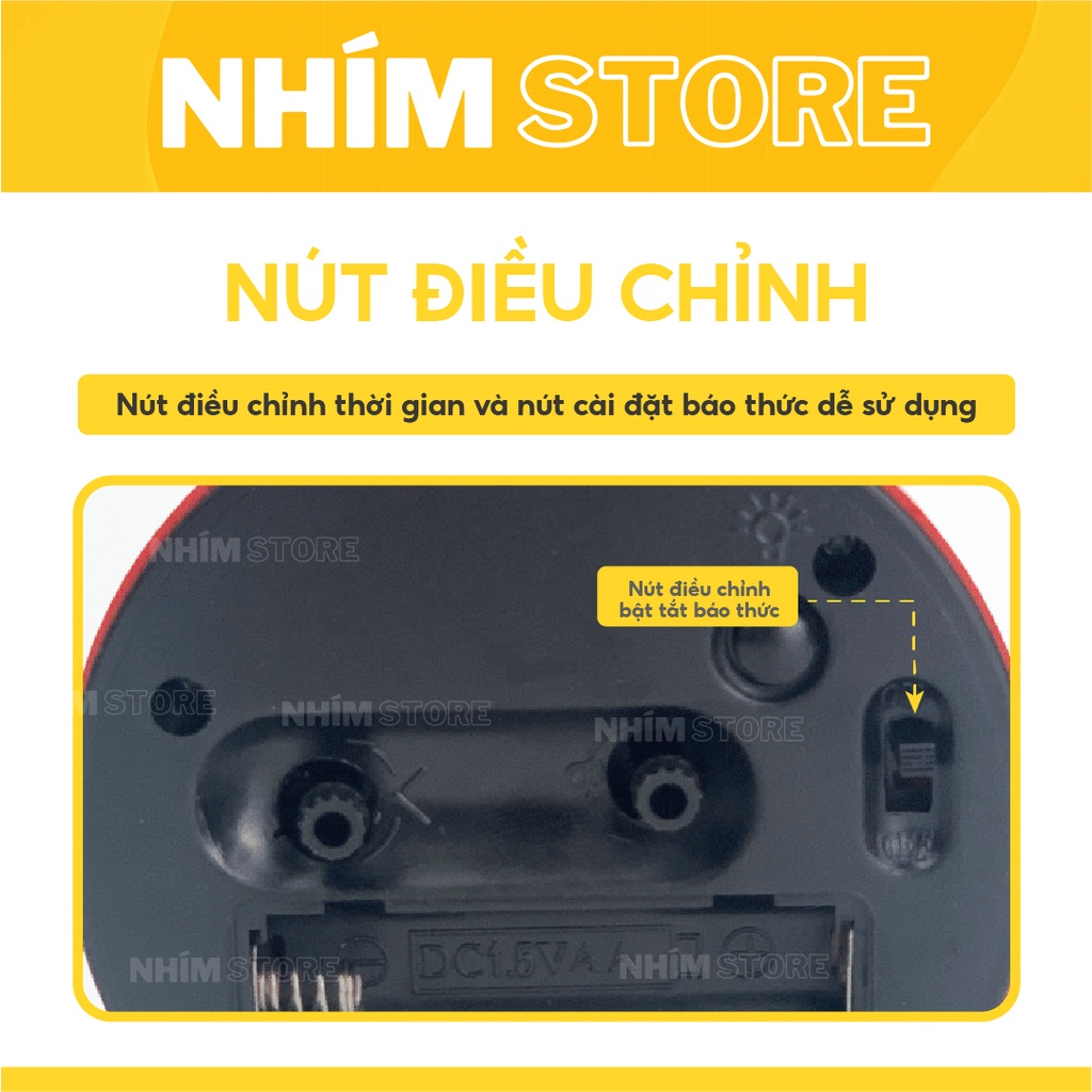 Đồng Hồ Báo Thức Chuông To, Đồng Hồ Báo Thức Cờ Việt Nam Hai Quả Chuông Cổ Điển Bằng Sắt Nhím Store Chuông Kêu To Giá Rẻ
